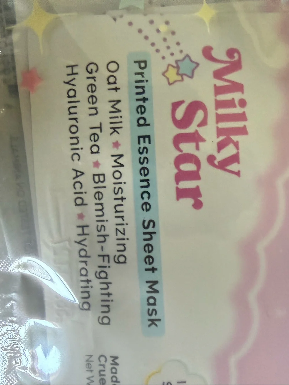 Crème x Little Twin Stars Milky Star Hydrating Sheet Mask (3) blemish moisturize